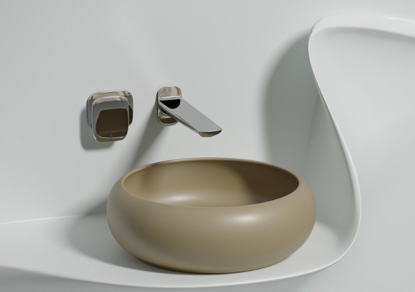 Раковина Ceramicanova CN6050MC накладная круглая 36, санфарфор