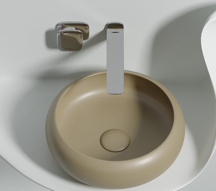 Раковина Ceramicanova CN6050MC накладная круглая 36, санфарфор купить,247400
