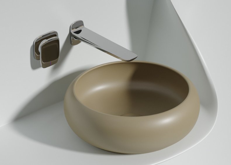 Раковина Ceramicanova CN6050MC накладная круглая 36, санфарфор