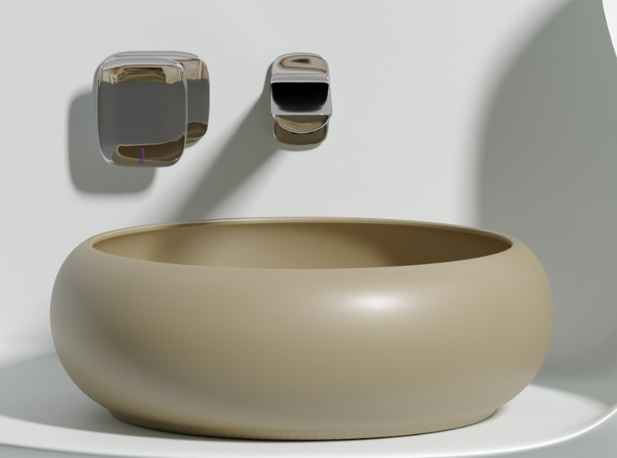 Раковина Ceramicanova CN6050MC накладная круглая 36, санфарфор купить,247400