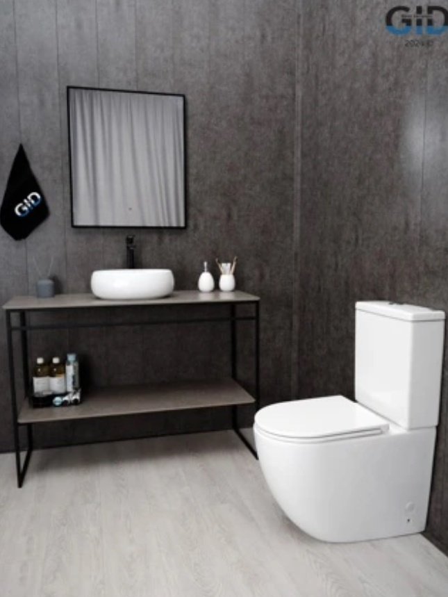 Раковина GID-ceramic N9030ds накладная овальная 40, керамика