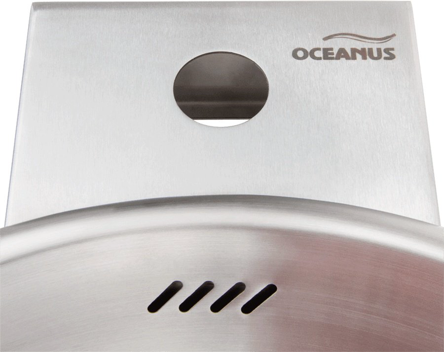 Раковина Oceanus 3-001.1 с пьедесталом нестандартная 42.6, нержавеющая сталь купить,647247