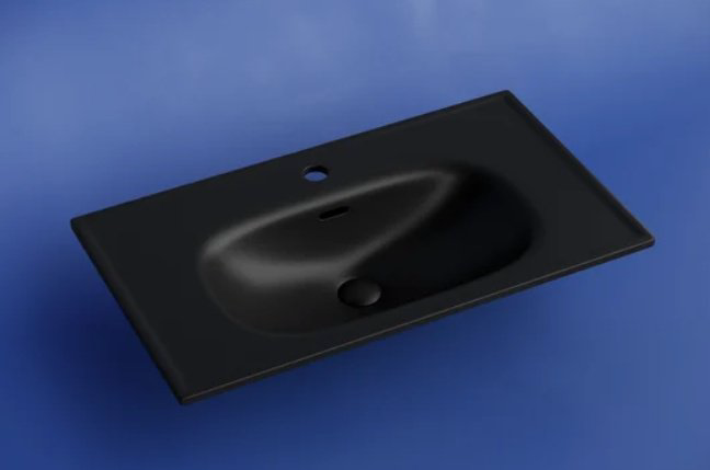 Раковина Ceramicanova Sabo CN13002MB накладная прямоугольная 80, санфарфор купить,312400
