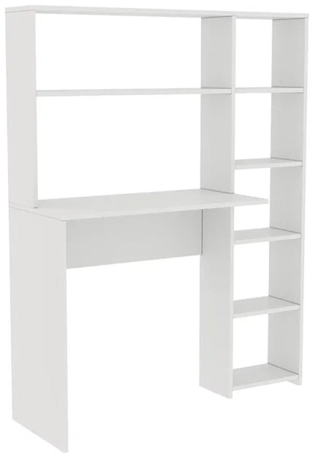Стол компьютерный с надстройкой DOMA ST04, 113х40x142 см, белый купить,NaN