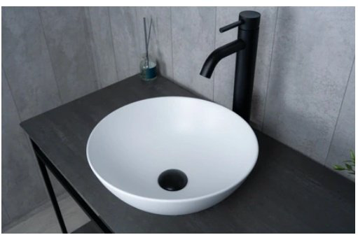 Раковина GID-ceramic 9081wm накладная круглая 36, керамика