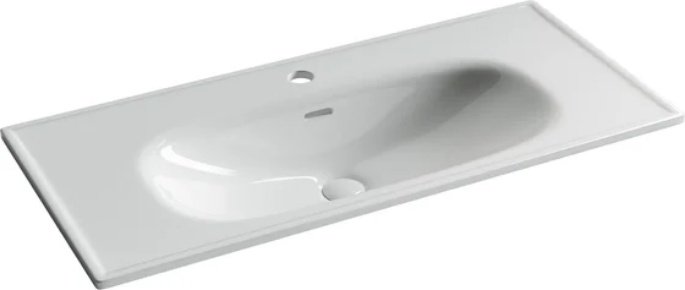 Раковина Ceramicanova Sabo CN13003 накладная прямоугольная 100, санфарфор