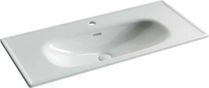 Раковина Ceramicanova Sabo CN13003 накладная прямоугольная 100, санфарфор