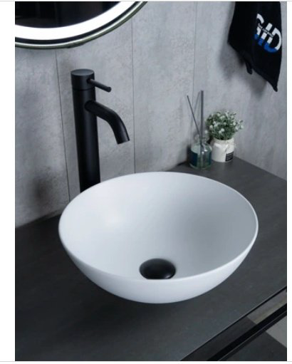 Раковина GID-ceramic 9081wm накладная круглая 36, керамика купить,203079