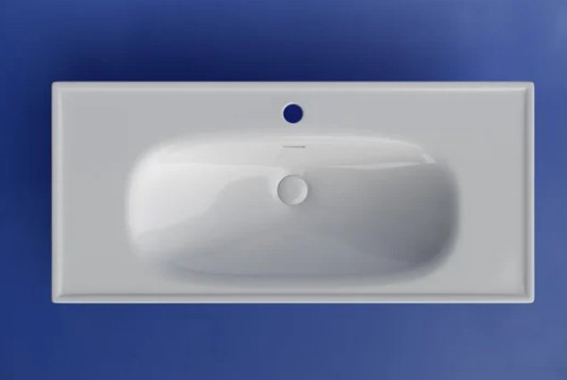 Раковина Ceramicanova Sabo CN13003 накладная прямоугольная 100, санфарфор купить,364269