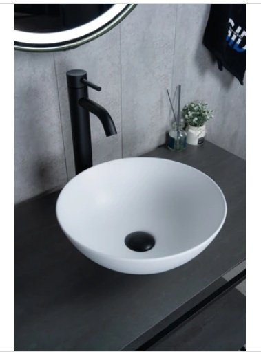 Раковина GID-ceramic 9081wm накладная круглая 36, керамика