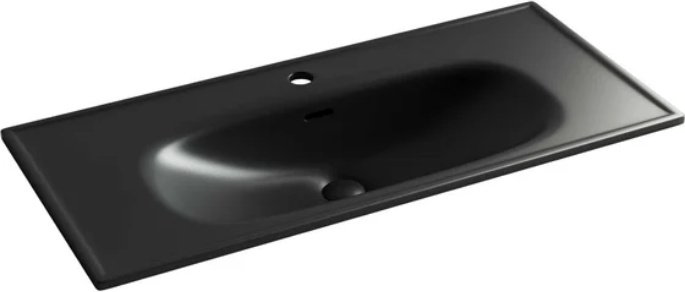 Раковина Ceramicanova Sabo CN13003MB накладная прямоугольная 100, санфарфор