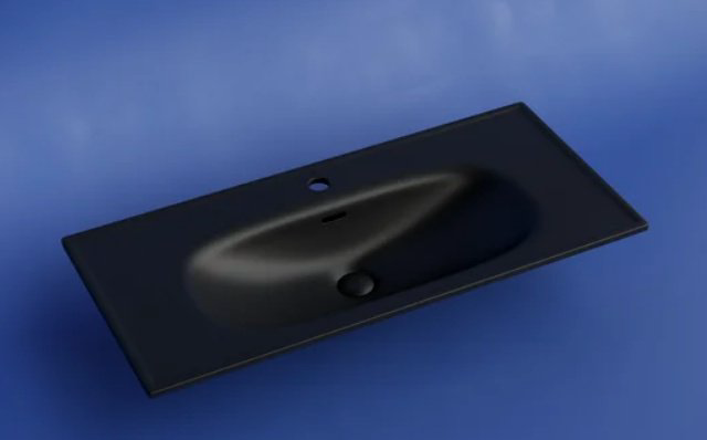 Раковина Ceramicanova Sabo CN13003MB накладная прямоугольная 100, санфарфор купить,373700