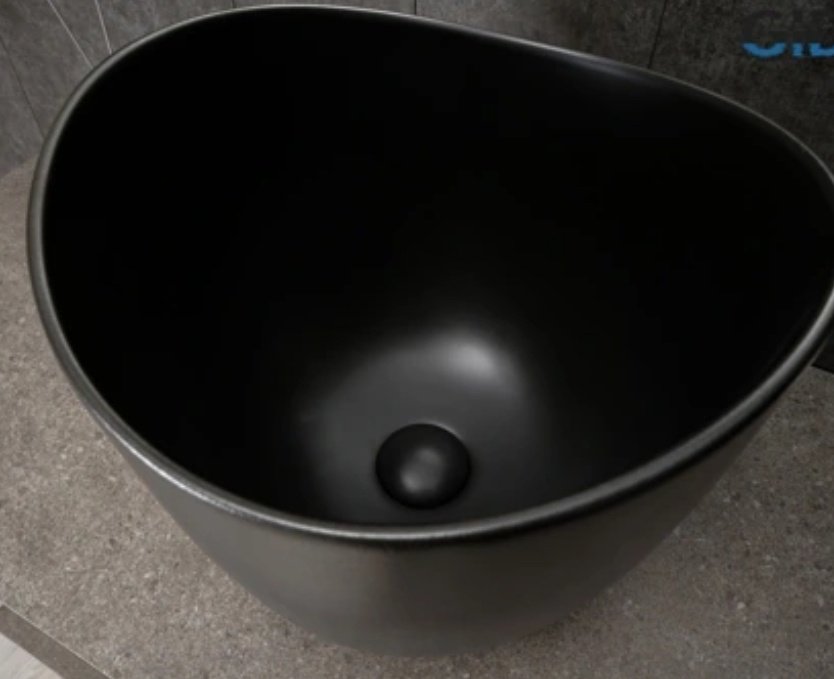 Раковина GID-ceramic N9303bg накладная нестандартная 36, керамика