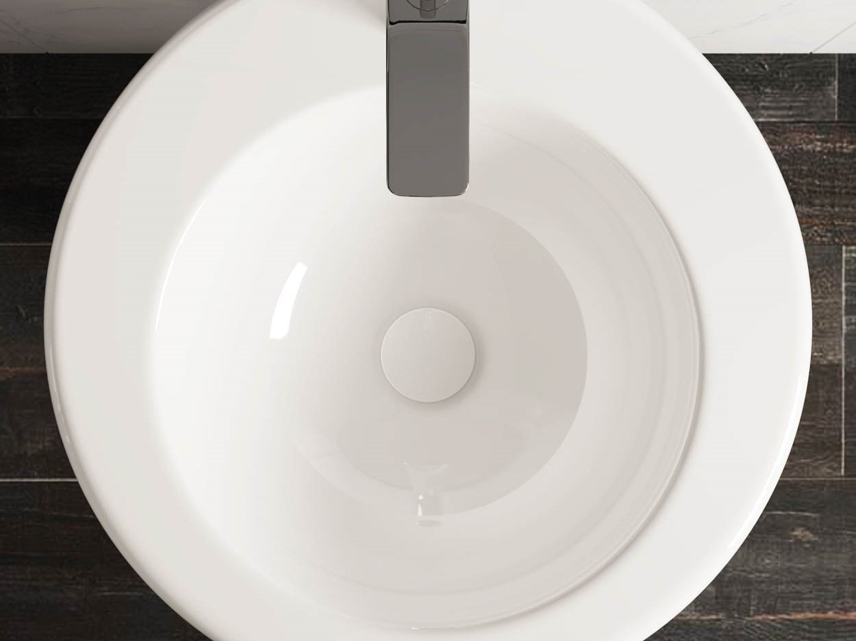 Раковина Ceramicanova CN1807 напольная нестандартная 55х55 мм, фарфор