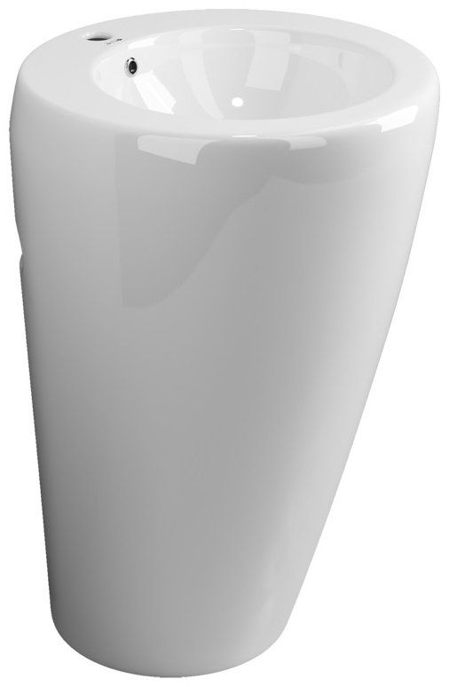 Раковина Ceramicanova CN1807 напольная нестандартная 55х55 мм, фарфор купить,593318