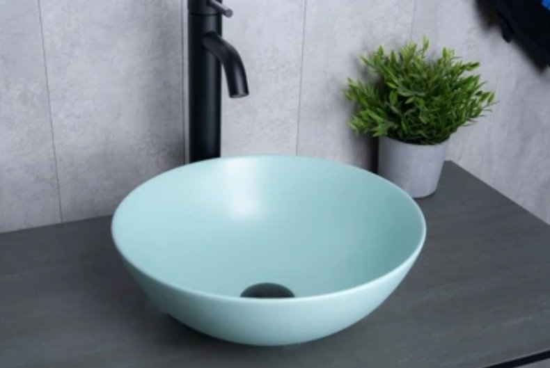 Раковина GID-ceramic 9081tifm накладная круглая 36, керамика