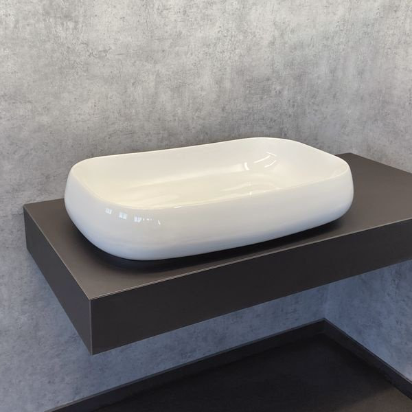 Раковина Comforty 78101 накладная овальная 41, санфарфор купить,96415