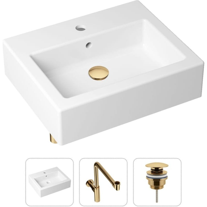 Раковина Lavinia Boho Bathroom Sink 21520699 накладная прямоугольная 41, санфарфор купить,NaN