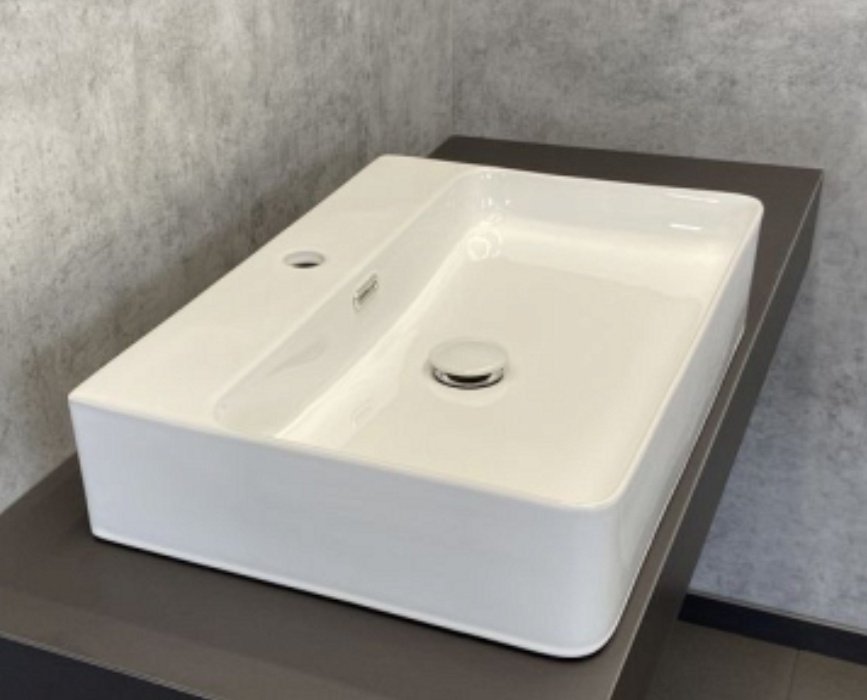 Раковина Comforty 78188 накладная прямоугольная 60, санфарфор купить,87460