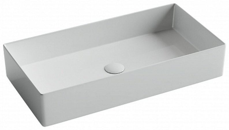 Раковина Ceramicanova Element CN6071 накладная прямоугольная 70, санфарфор