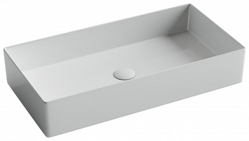 Раковина Ceramicanova Element CN6071 накладная прямоугольная 70, санфарфор