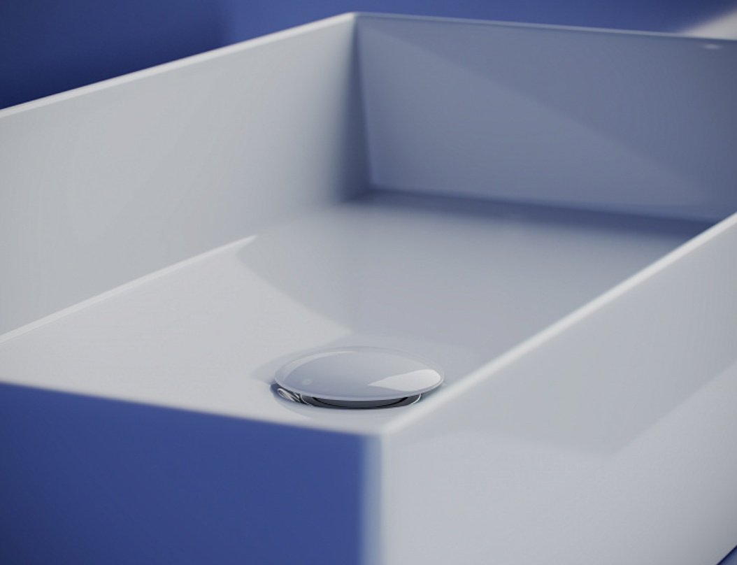 Раковина Ceramicanova Element CN6071 накладная прямоугольная 70, санфарфор