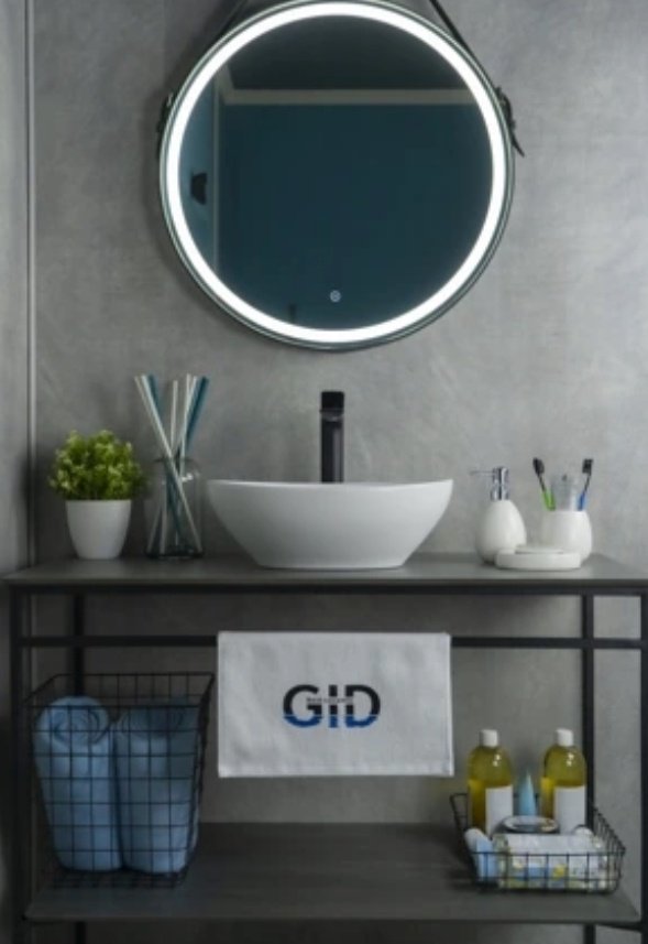 Раковина GID-ceramic N900 накладная овальная 41, керамика