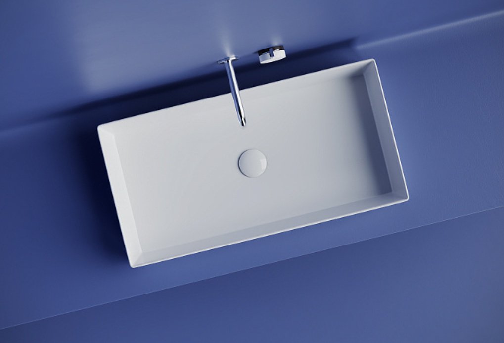 Раковина Ceramicanova Element CN6071 накладная прямоугольная 70, санфарфор