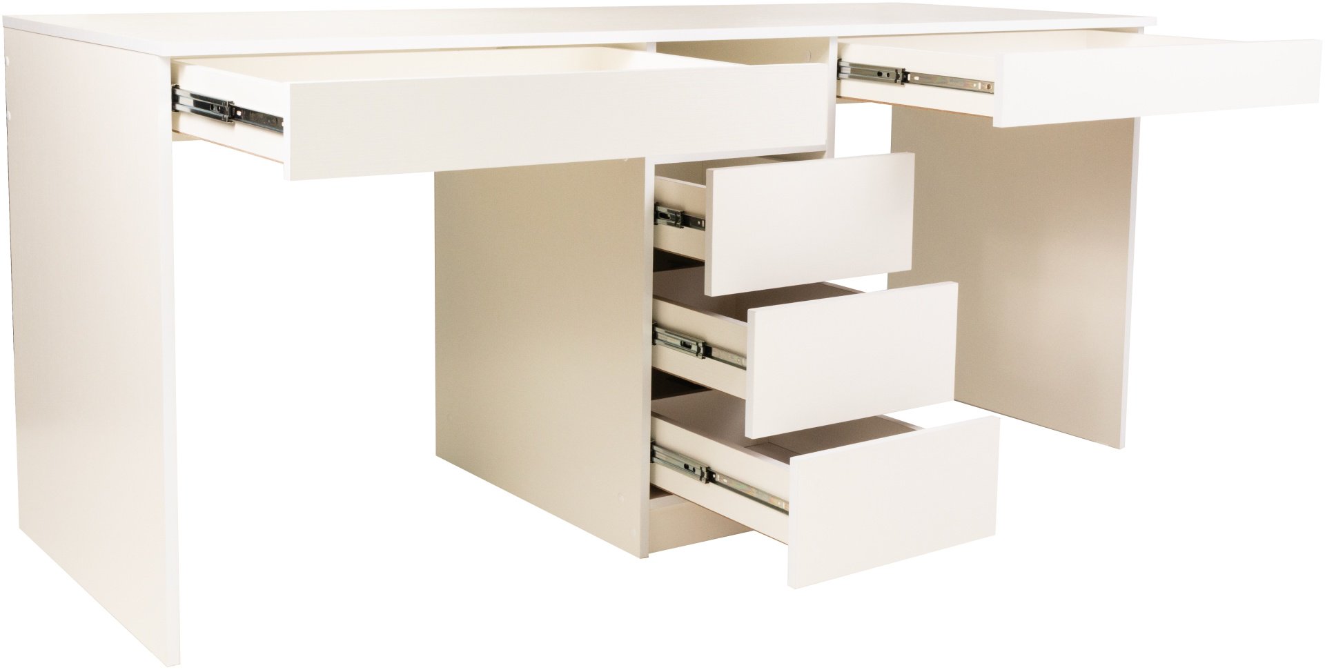 Стол письменный DOMA Твист, 175х65x77 см, белый купить,NaN