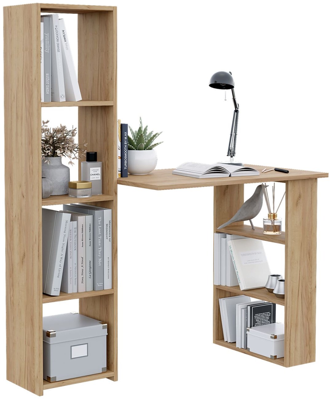 Стол компьютерный с надстройкой DOMA 2165161, 115х50x138 см, светло-коричневый купить,NaN