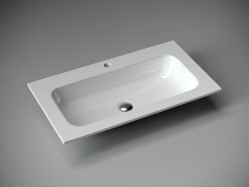 Раковина Ceramicanova CN7012 накладная прямоугольная 45.7, мрамор