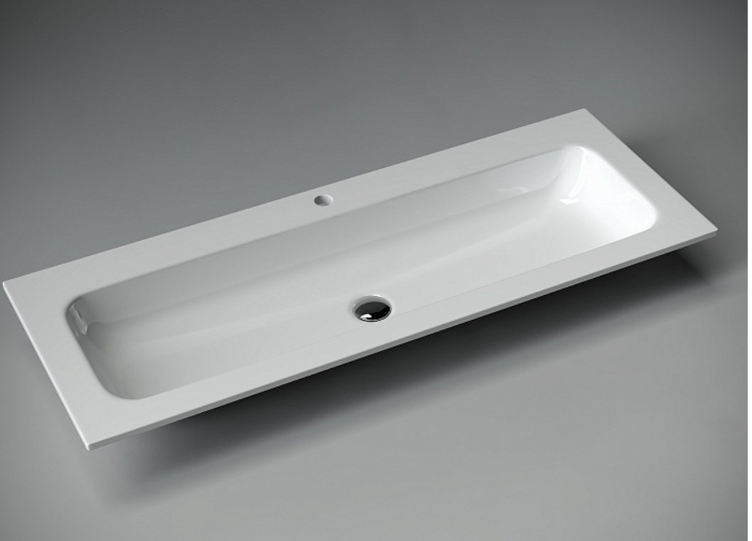 Раковина Ceramicanova Grace CN7017 накладная прямоугольная 121, санфарфор