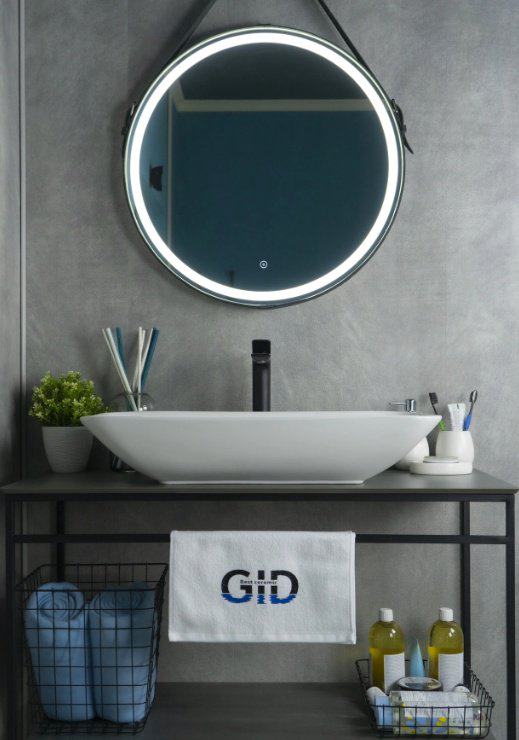 Раковина GID-ceramic N9122 накладная прямоугольная 71, керамика купить,NaN