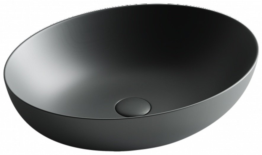 Раковина Ceramicanova CN6017MDH накладная овальная 52, санфарфор