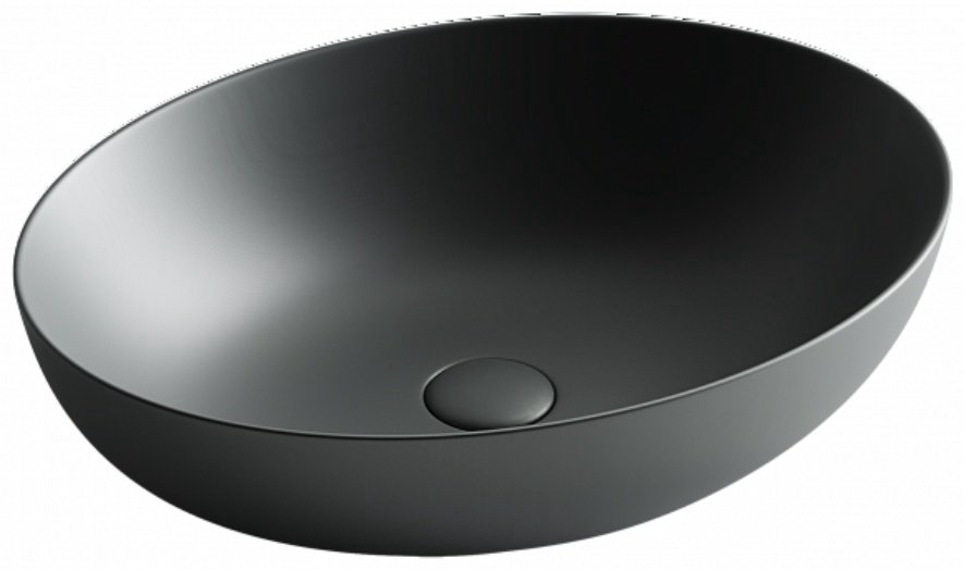 Раковина Ceramicanova CN6017MDH накладная овальная 52, санфарфор купить,264869