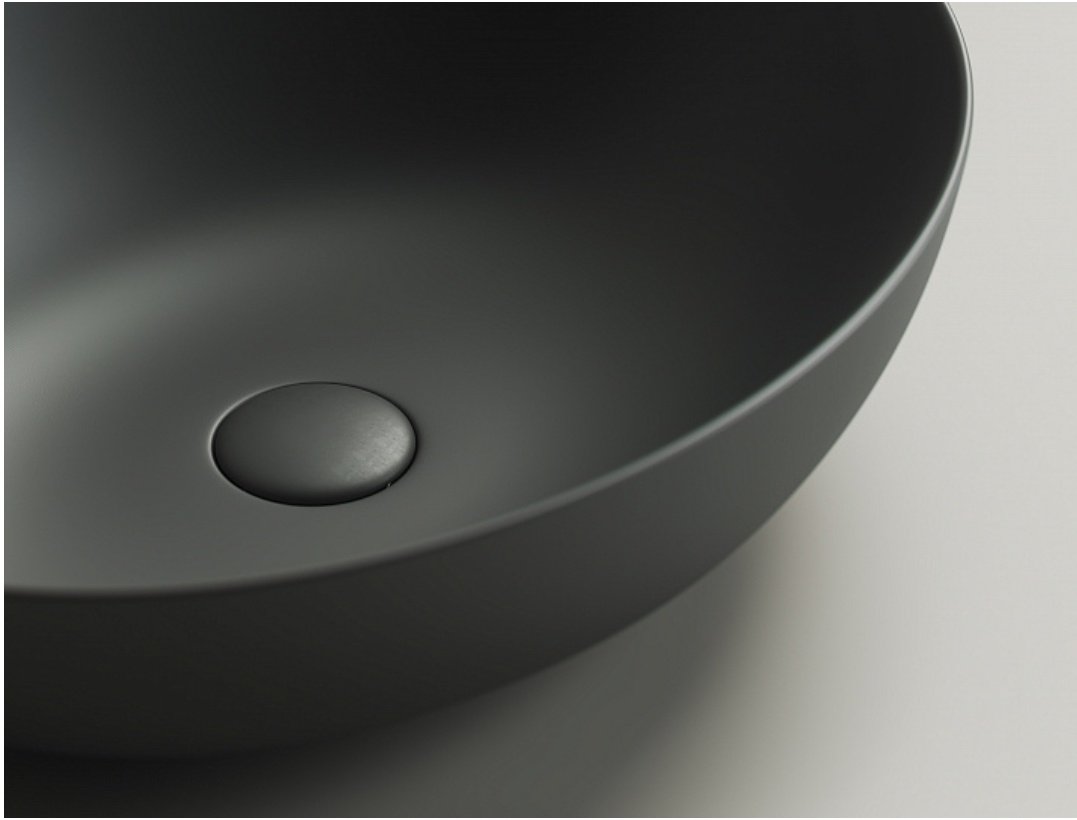 Раковина Ceramicanova CN6017MDH накладная овальная 52, санфарфор