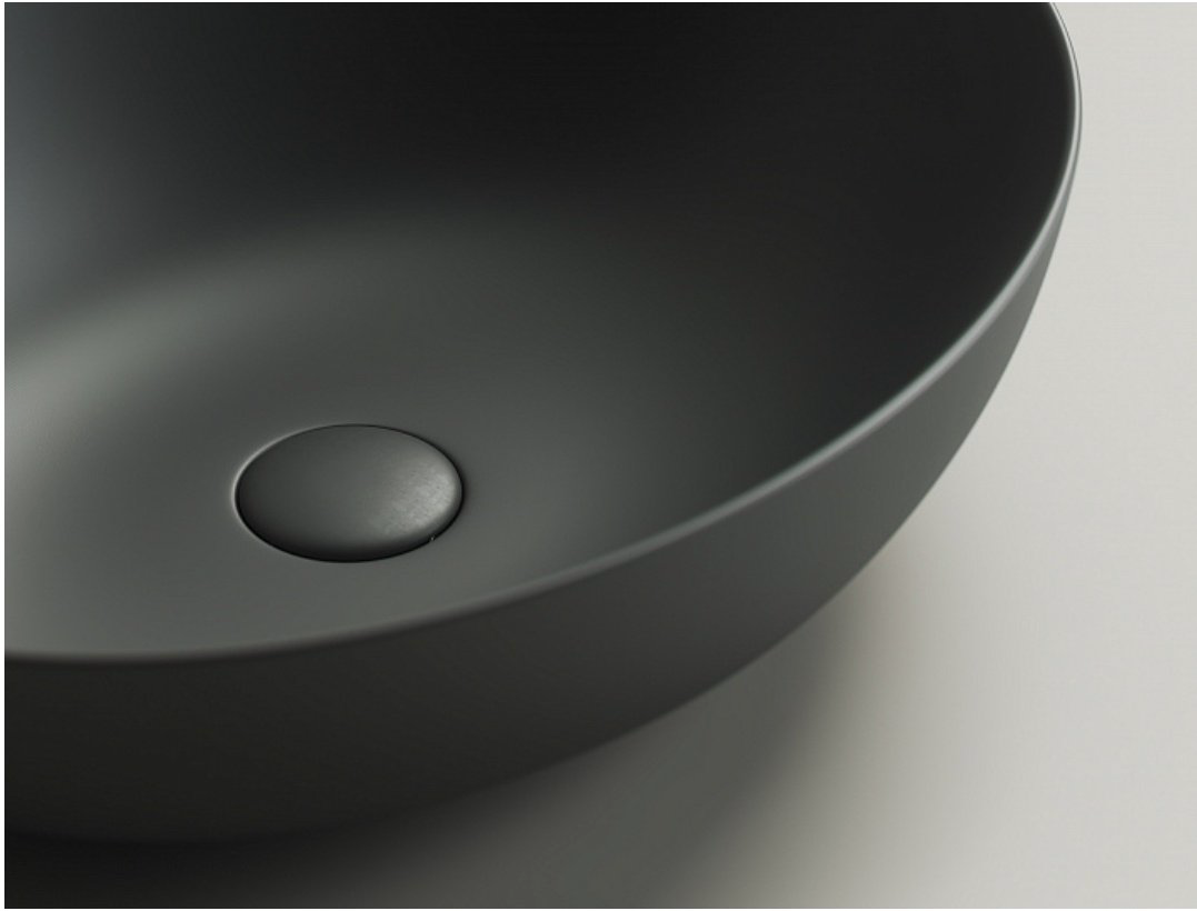 Раковина Ceramicanova CN6017MDH накладная овальная 52, санфарфор купить,264869