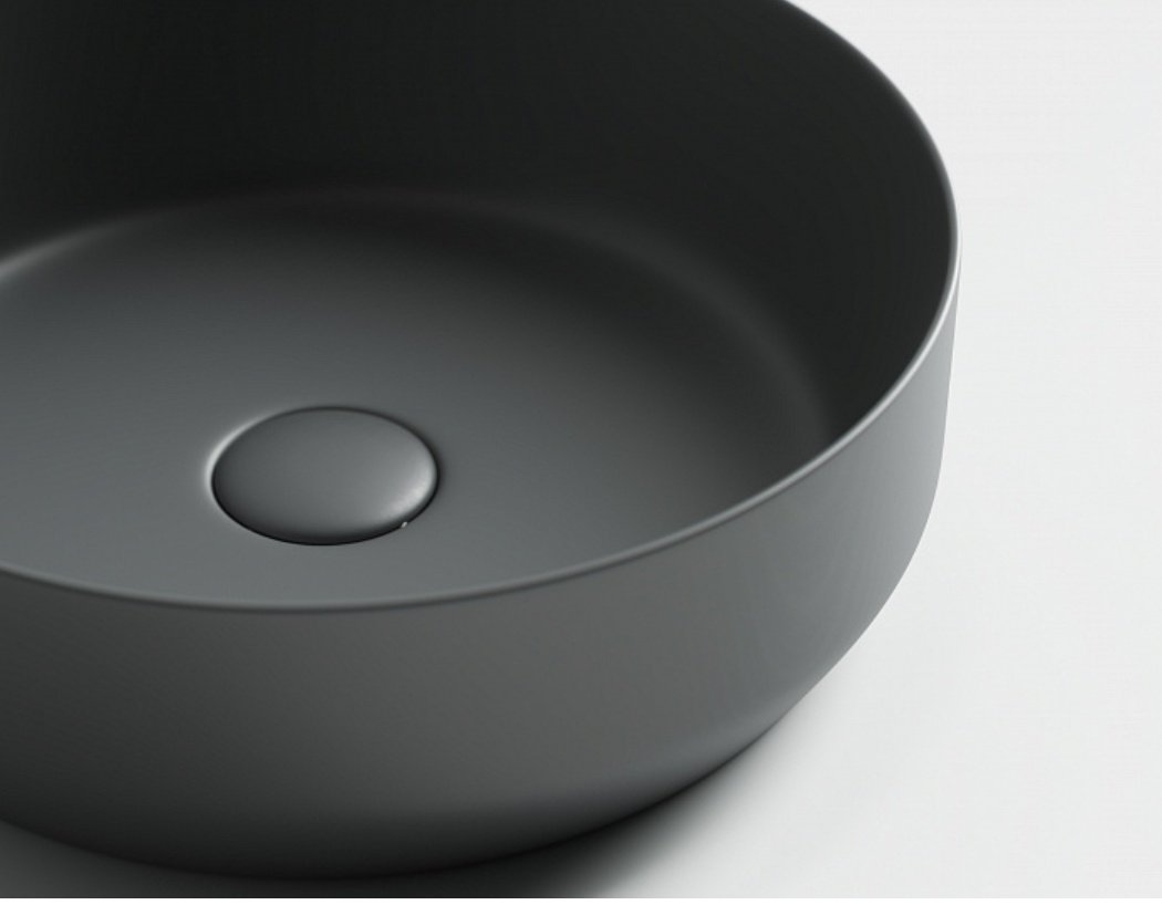 Раковина Ceramicanova CN6022MDH накладная круглая 39, санфарфор