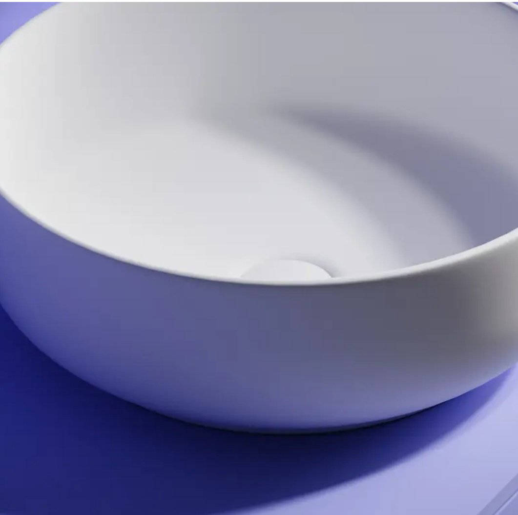 Раковина Ceramicanova СN12003MW накладная круглая 37, санфарфор купить,119499