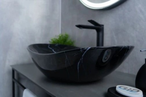 Раковина GID-ceramic Bs9811 накладная овальная 61, керамика