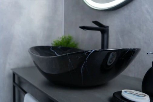 Раковина GID-ceramic Bs9811 накладная овальная 61, керамика купить,130643