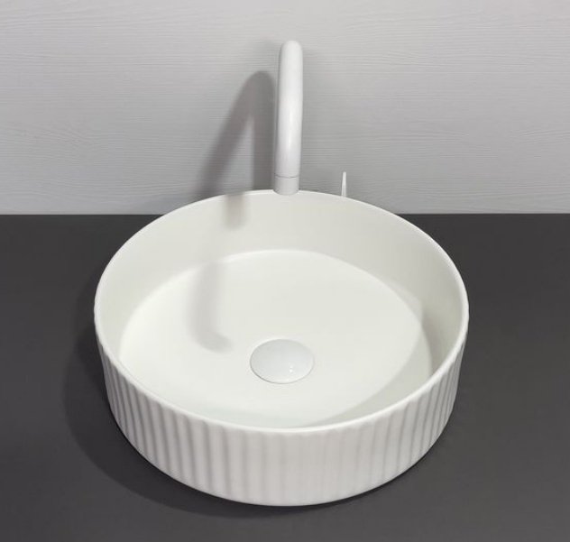 Раковина Comforty 78728MW накладная круглая 36, фарфор