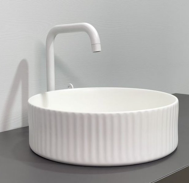 Раковина Comforty 78728MW накладная круглая 36, фарфор купить,95122
