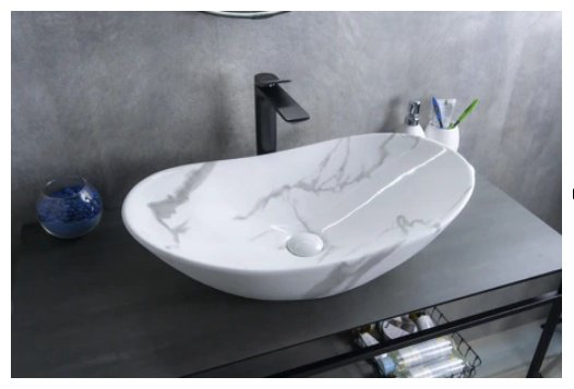 Раковина GID-ceramic Mnc811C накладная овальная 61, керамика купить,181189