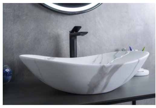 Раковина GID-ceramic Mnc811C накладная овальная 61, керамика