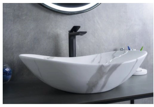 Раковина GID-ceramic Mnc811C накладная овальная 61, керамика купить,181189