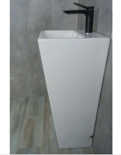 Раковина GID-ceramic Nb147 с пьедесталом прямоугольная 34, керамика купить,NaN