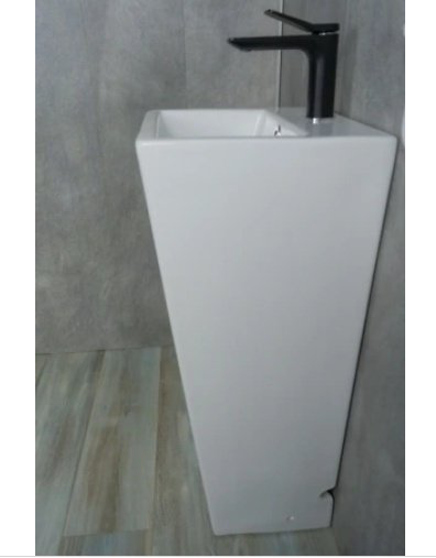 Раковина GID-ceramic Nb147 с пьедесталом прямоугольная 34, керамика купить,NaN
