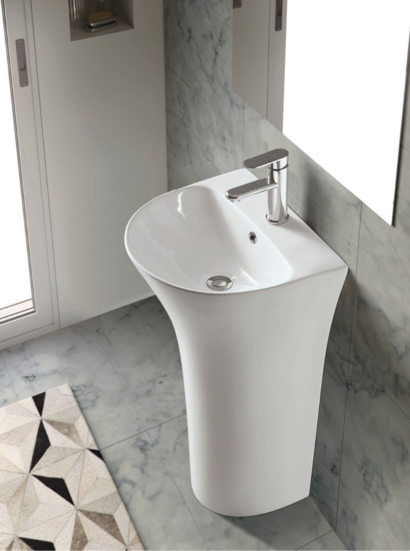 Раковина с пьедесталом 48 см Cerutti SIMONA CT7832