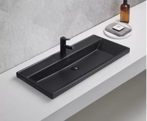 Раковина GID-ceramic Bm5510s врезная прямоугольная 101, керамика